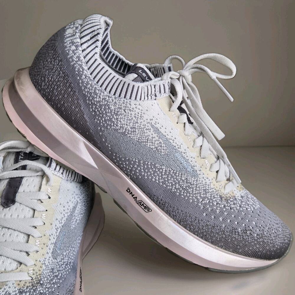 Brooks Womens US 9 Levitate 2 1202791B060 Gray Pink Running Shoes Sneakers